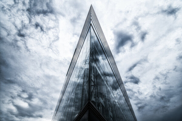 Düsseldorf by gloomy light, Aluminium 90 x 60 cm (3:2)