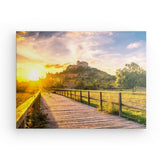 Leinwand - Stärke 2cm | Sonnenuntergang bei Arta (Mallorca) - Arta by light