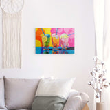 Photoboard / Hartschaum | Ice cream in the sunshine - Pop-Art Eisbecher in leuchtenden Farben