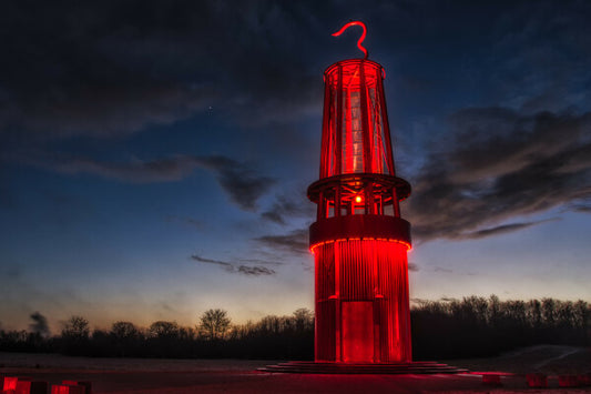 Alu Dibond | Mine light by night