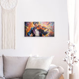 Wandbild auf Photoboard | Trilogie "Symphony des Lichts" - 2. Symbiose der Töne