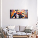 Wandbild auf Photoboard | Trilogie "Symphony des Lichts" - 2. Symbiose der Töne