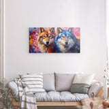 Wandbild auf Photoboard | Dogs