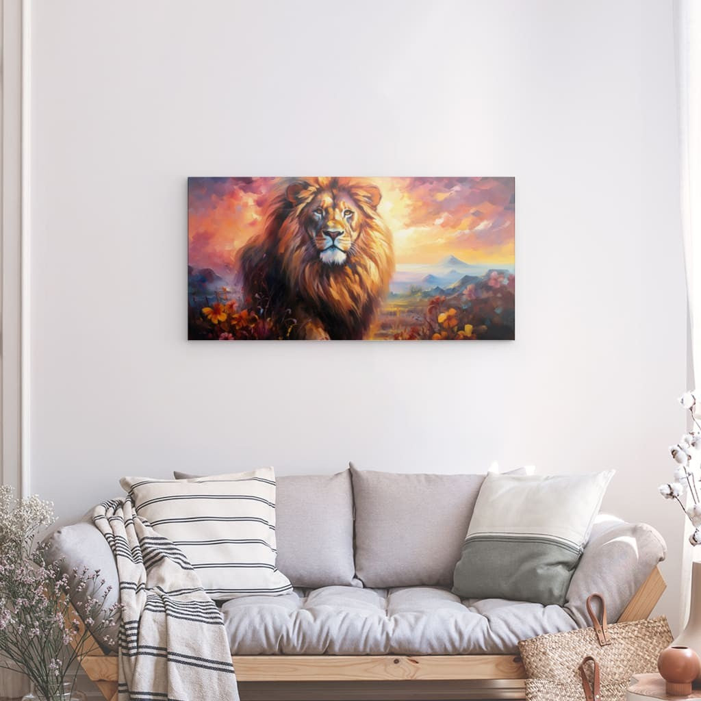 Wandbild auf Photoboard | Lion - The King