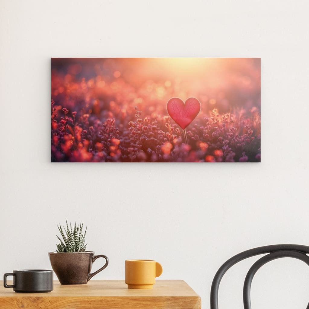 Wandbild auf Photoboard | Heart Love