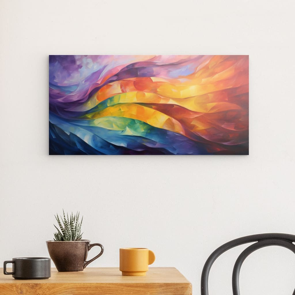 Wandbild auf Photoboard | Rainbow flag