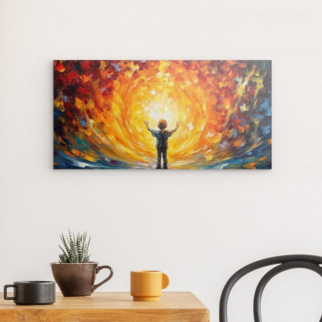 Wandbild auf Photoboard | Dreamland - Kids create light