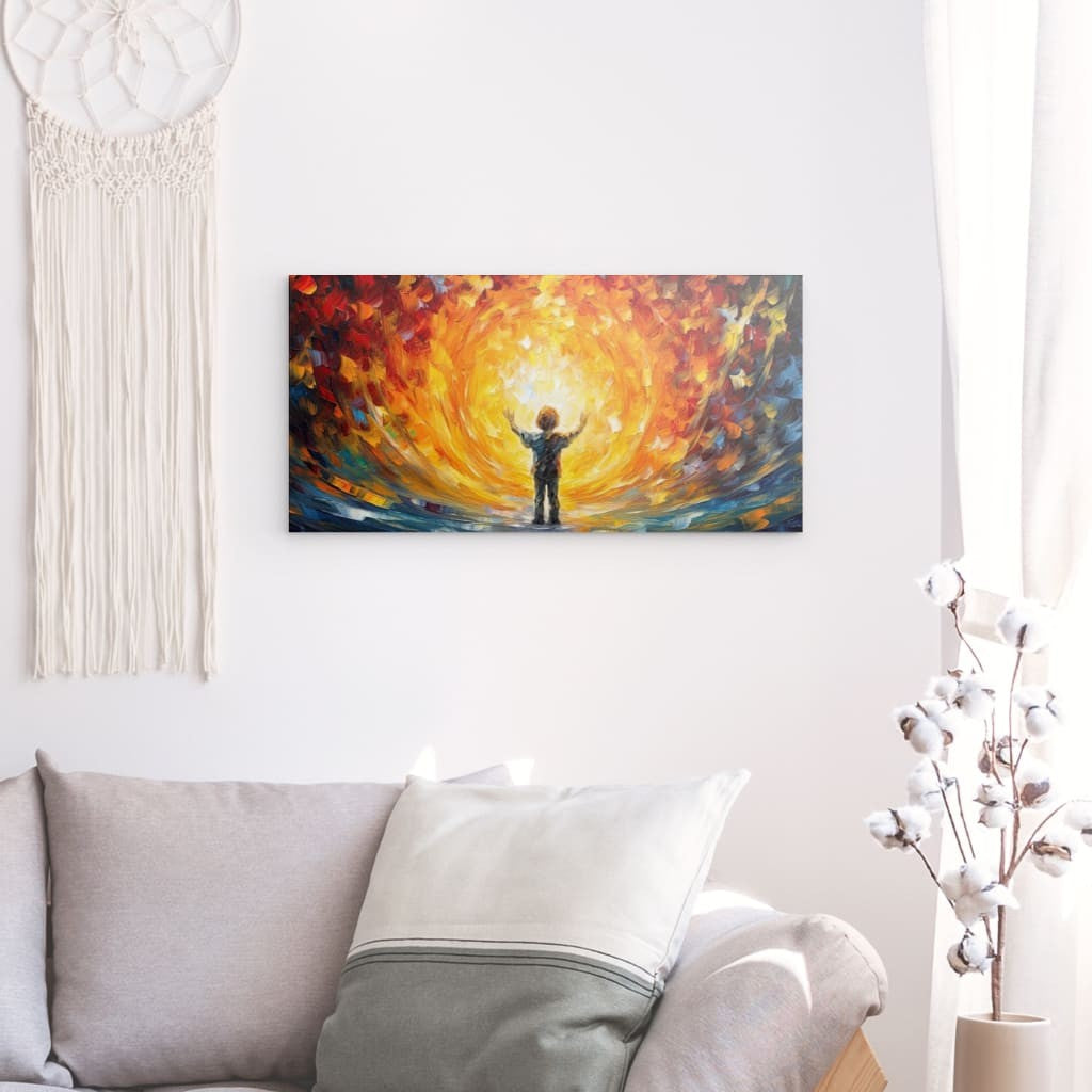 Wandbild auf Photoboard | Dreamland - Kids create light