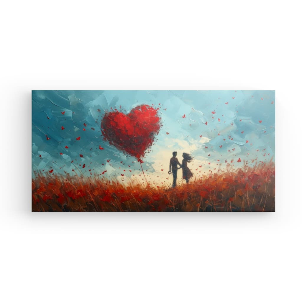 Leinwand 4cm | Love on a butterfly field