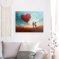 Wandbild auf Photoboard | Love on a butterfly field