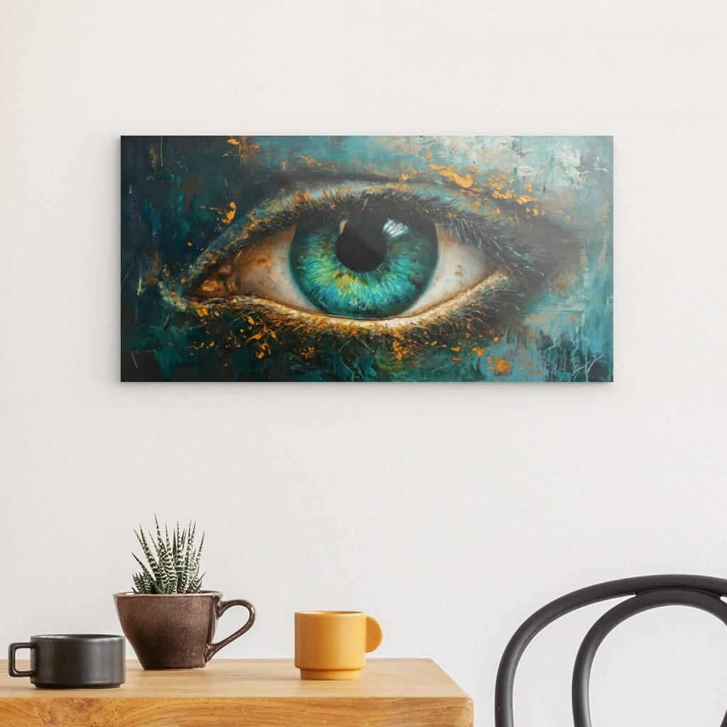 Wandbild auf Photoboard | Eye on the wall