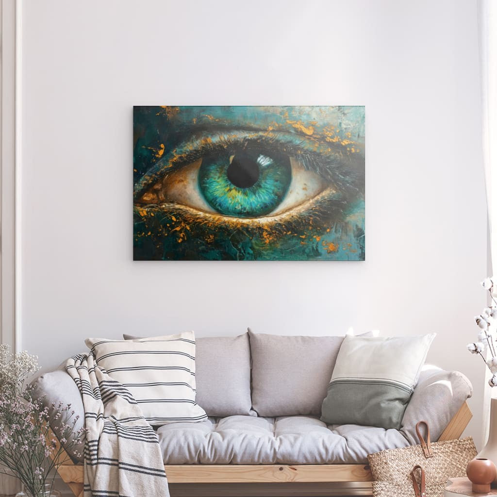 Wandbild auf Photoboard | Eye on the wall