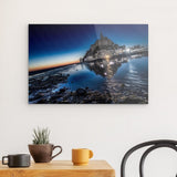 Acrylglas | La baie de nuit - Mont-Saint-Michel bei Nacht