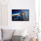 Acrylglas | La baie de nuit - Mont-Saint-Michel bei Nacht