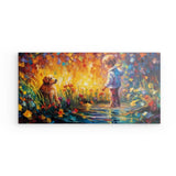 Acrylglas | Light of connection 1 - Kind mit Hund