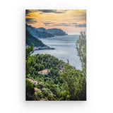 Leinwand - Stärke 2cm | Sonnenuntergang an Mallorca's Nordküste - La luz del atardecor