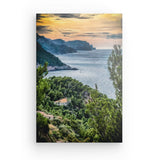 Leinwand - Stärke 2cm | Sonnenuntergang an Mallorca's Nordküste - La luz del atardecor