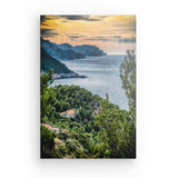 Leinwand - Stärke 2cm | Sonnenuntergang an Mallorca's Nordküste - La luz del atardecor