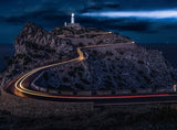 Puzzle | Cap Formentor bei Nacht (Mallorca) - El fuego brillante