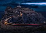 Puzzle | Cap Formentor bei Nacht (Mallorca) - El fuego brillante