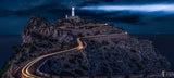 Tasse (klassisch) | Cap Formentor bei Nacht (Mallorca) - El fuego brillante
