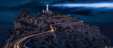 Tasse (klassisch) | Cap Formentor bei Nacht (Mallorca) - El fuego brillante