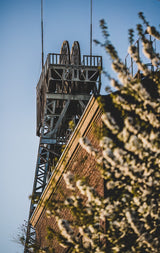 Poster (gerahmt) | Mine in spring light - Frühling im Revier