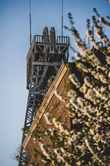 Alu Dibond (matt) | Mine in spring light - Frühling im Revier