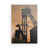 Photoboard / Hartschaum | Shafts at twighlight - Im Schatten zweier Industriegiganten
