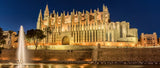 Tasse (Herzgriff) | Kathedrale von Palma de Mallorca bei Nacht - La luz de la catedral por la noche