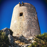 MIXPIX® (gerahmt) | El mirador mallorquín - Mallorquinischer Wachturm in seiner ganzen Pracht