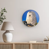 Rundes Wandbild | El mirador mallorquín - Mallorquinischer Wachturm in seiner ganzen Pracht