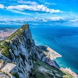 MIXPIX® | Gibraltar daylight - Aussicht vom Felsen auf das weite Meer