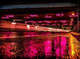 Puzzle | Bochum by light - Woher Schriftzug am Hauptbahnhof