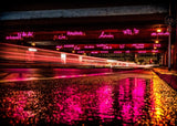 Puzzle | Bochum by light - Woher Schriftzug am Hauptbahnhof