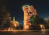 Poster ab 15 EUR | Mülheim by night - Aquarius Wassermuseum erleuchtet in der Dunkelheit