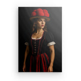 Leinwand - Stärke 2cm | Spotlight Schwarzwald – Klassische Tracht im Rampenlicht