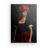 Leinwand - Stärke 4cm | Spotlight Schwarzwald – Klassische Tracht im Rampenlicht