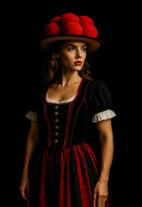 Leinwand (gerahmt) | Spotlight Schwarzwald – Klassische Tracht im Rampenlicht