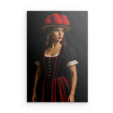 Alu Dibond (matt) | Spotlight Schwarzwald – Klassische Tracht im Rampenlicht