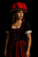 Acrylglas | Spotlight Schwarzwald – Klassische Tracht im Rampenlicht