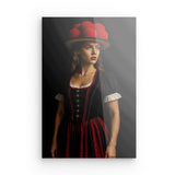 Acrylglas auf Alu-Dibond | Spotlight Schwarzwald – Klassische Tracht im Rampenlicht