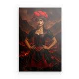 Photoboard / Hartschaum | Vulkanherz - Schwarzwälderin aus Feuer und Asche