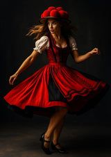 Poster ab 15 EUR | Tanz der Tradition - Schwarzwald-Tracht in Bewegung