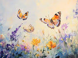 Puzzle | Tanz der Morgenlichter - Schmetterlinge über Sommerwiese