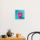 Leinwand - Stärke 2cm | Berrylicious Attitude - Stylishe Himbeere mit Sonnenbrille