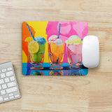 Mauspad | Ice cream in the sunshine - Pop-Art Eisbecher in leuchtenden Farben