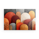 Photoboard / Hartschaum | Abstrakte Terrakotta-Formen 1
