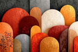 Acrylglas | Abstrakte Terrakotta-Formen 1