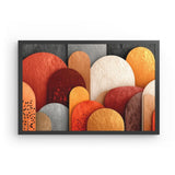 Photoboard (gerahmt) | Abstrakte Terrakotta-Formen 1